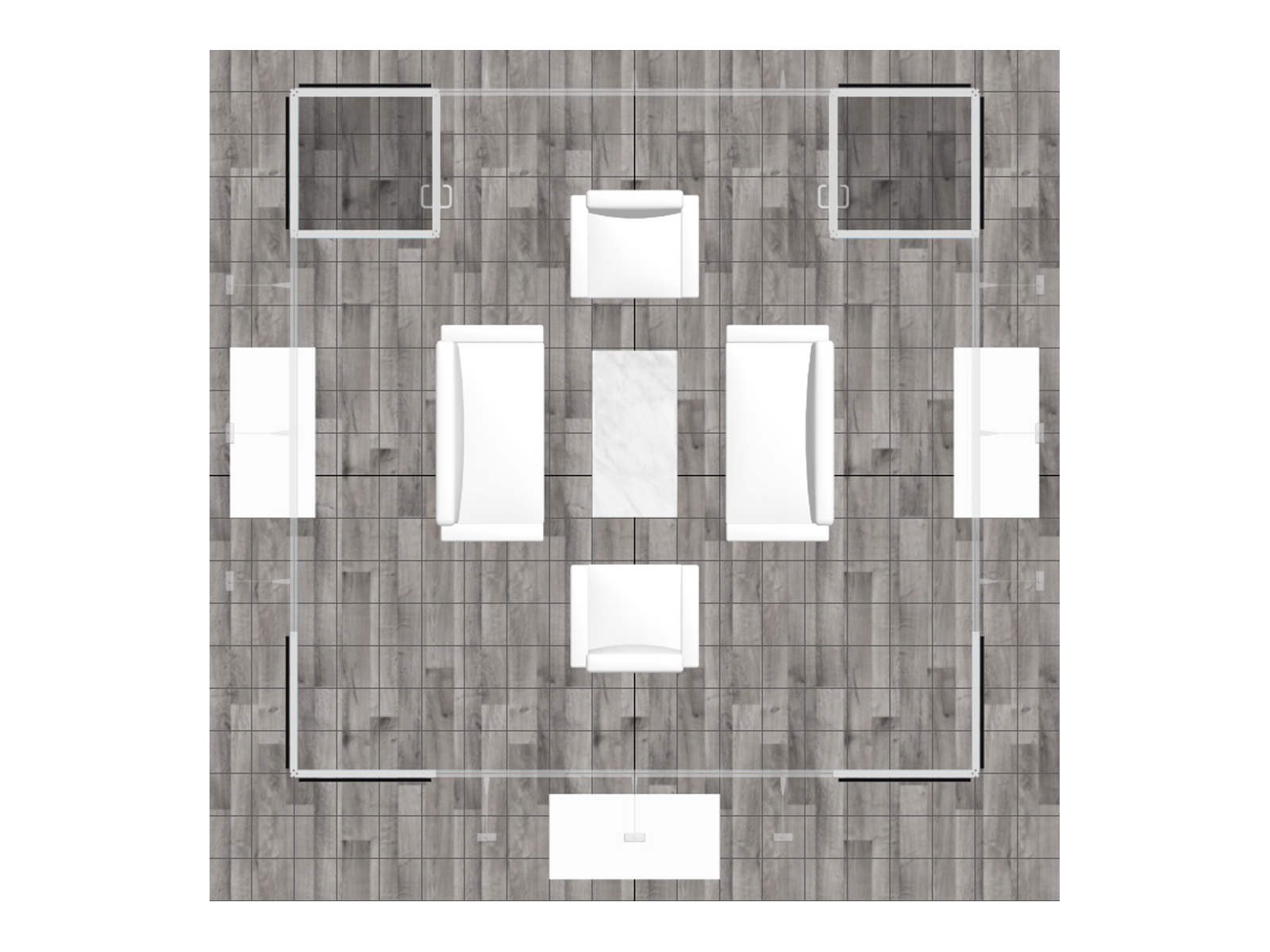 RE-9024 Trade Show Exhibit -- Plan View